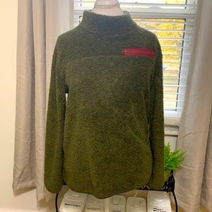 Hunter green fleece